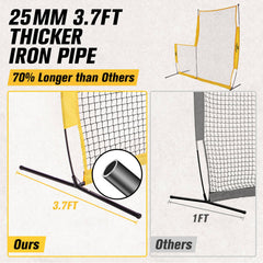 PodiuMax frame joint detail showing fiberglass and galvanized steel strength benefit