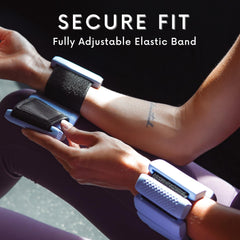 Polyfit detailed shot of adjustable Velcro strap for a custom secure fit benefit
