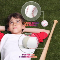 Poosue ball held in child hand showing youth-friendly size and manageable weight