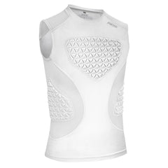 PORTEC front view showing chest padding and slim protective fit