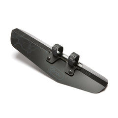 Portland Design Works front view of Mud Shovel showing wide 203mm coverage and protection