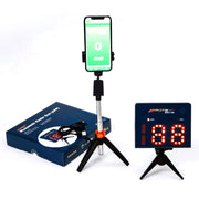 Potent radar gun front display showing speed readout and quick feedback