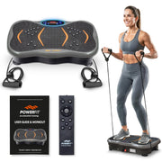 POWERFIT ACCELERATED TRAINING front platform view showing sturdy base and compact design benefits