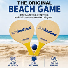 Pro Kadima paddle close-up of wood grain, highlighting durable construction