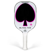 ProKennex Black Ace LG front face showing textured surface and improved shot control