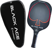 PROKENNEX Black Ace Pro front view showing sleek face and balanced shape for control
