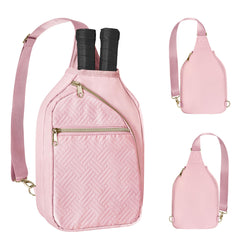 Prokva bag front view showing compact profile and court-ready design