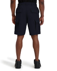 Propper close-up of polyester-cotton fabric and reinforced seams for durability
