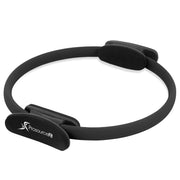 ProsourceFit front view of 14-inch ring showing shape and padded grips for versatile toning