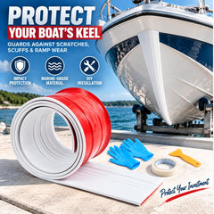 PSLER keel guard close-up texture revealing HDPE finish for low friction benefit