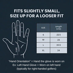 PulseGolf closure tab and logo showing secure fit and adjustability