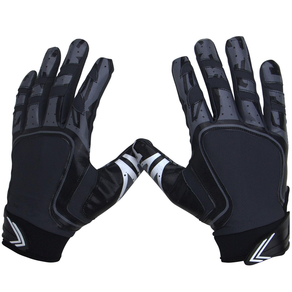 Pure Athlete front view black glove showing sleek profile and fit benefits