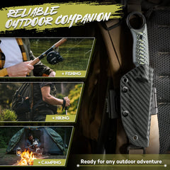 Purple Dragon Kydex sheath displaying belt and MOLLE attachment versatility