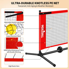 PUULIVEE 5ft solo net set up for practice demonstrating space-saving training advantage