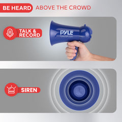 Pyle siren switch closeup highlighting instant attention-getting feature