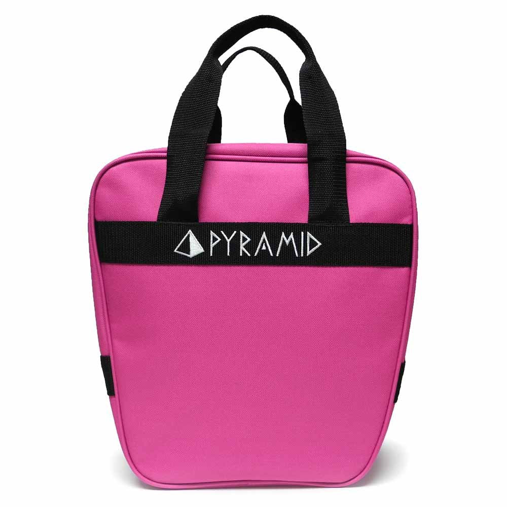 Pyramid hot pink Prime One front view showing compact carry and easy access