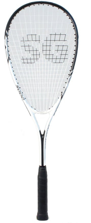 Python Racquetball SquashGalaxy Intro 5000 front view showing full gray frame and head for stable play