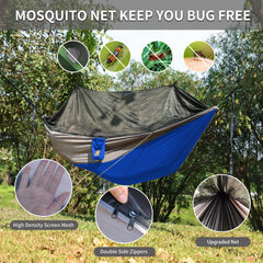 Qevooon close-up of mosquito net mesh demonstrating breathable bug barrier