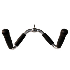 qibylift front view lat bar showing full length and shape for versatile pulls