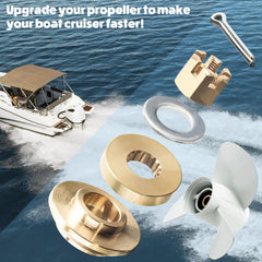 Qiclear nut and washer set displayed to ensure proper torque fit