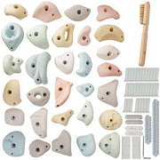 Qicrdvi front packaging showing 30-piece hold set and included hardware for easy setup