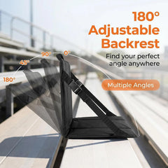 QISHENG in use on stadium bleacher delivering cushioned comfort during games