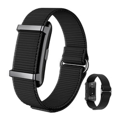 qiunhang front profile view showing sleek black design and comfortable curve benefit: discreet all-day wear