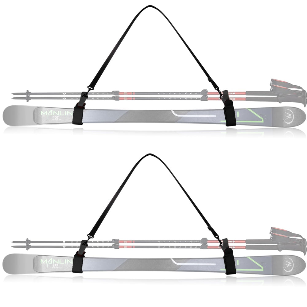 QOGIR front view strap and poles showing compact transport benefit