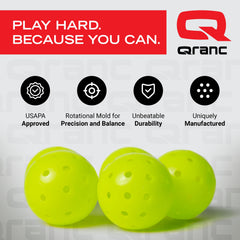 QRANC close-up of 40-hole pattern highlighting consistent flight and control benefits