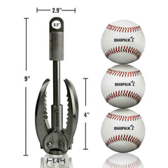 QUADPALM claw closeup showing heat‑treated teeth for stronger grip and durability