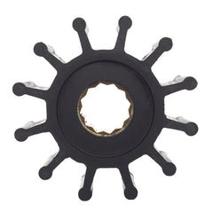 QUICKMARINER close-up of rubber impeller vanes showing durable flexible design
