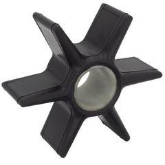 QUICKMARINER impeller installed in lower gearcase demonstrating correct alignment