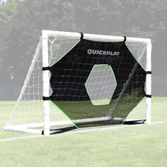 QUICKPLAY front view of 8x5 target net showing five scoring zones for precise practice
