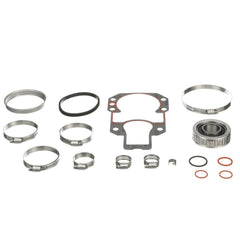 Quicksilver hoses and clamps laid out highlighting correct fit and durability