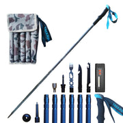 QuirkTrade full trekking pole front view showing portability and sturdy build