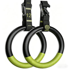 QUOLIX front view of rings and straps showing complete kit and portability