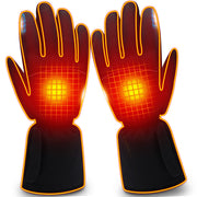 Rabbitroom front view of gloves and included batteries showing kit convenience