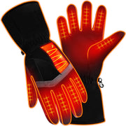 Rabbitroom front view of gloves showing slim insulated fit and sleek black style benefit warmth retention
