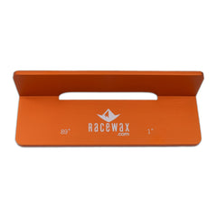 RaceWax 89 in use on a ski demonstrating consistent beveling benefit