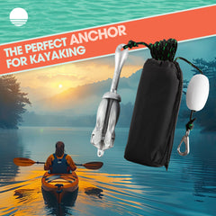 RAD Sportz close-up of folded anchor demonstrating compact storage and easy transport benefit