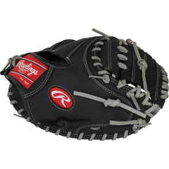 Rawlings close-up of deep pocket demonstrating secure ball retention benefit