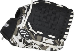 Rawlings closeup of palm and basket web showing secure ball control