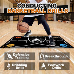 Rccilucki clear printed markings and scale helping precise foot placement during drills