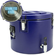 Real Deal Steel front view showing cooler exterior and durable build benefit