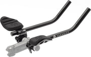 REDSHIFT front-mounted L-Bend aerobar on road handlebar adds aero benefit