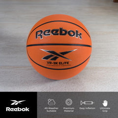 Reebok detail of shooter seam channel showing finger placement benefit for accuracy