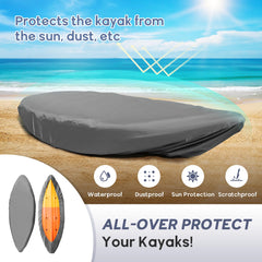 Relaxyee cover on trailer illustrating protection during transport and reduced cleaning time