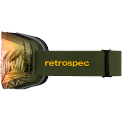 Retrospec Flume worn over glasses demonstrating OTG comfort and clear sight