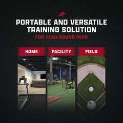 Revolution Throwing trainer in use by a youth player improving arm path and sequencing