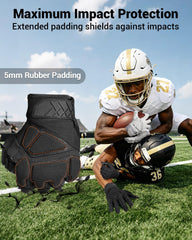 RIGWARL back-of-hand padding close-up demonstrating impact absorption